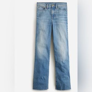 J Crew Full-length slim wide-leg jean in Tea Time wash